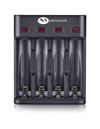 Cargador de Pilas desde AAA a 26650  Megalite P102U