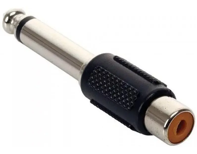 ADAPTADOR PLUG 6.5 M A JACK RCA H