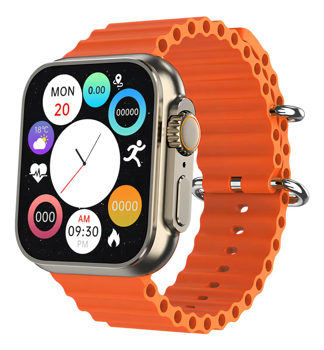 SMARTWATCH BIG 1.93 - MALLA NARANGA
