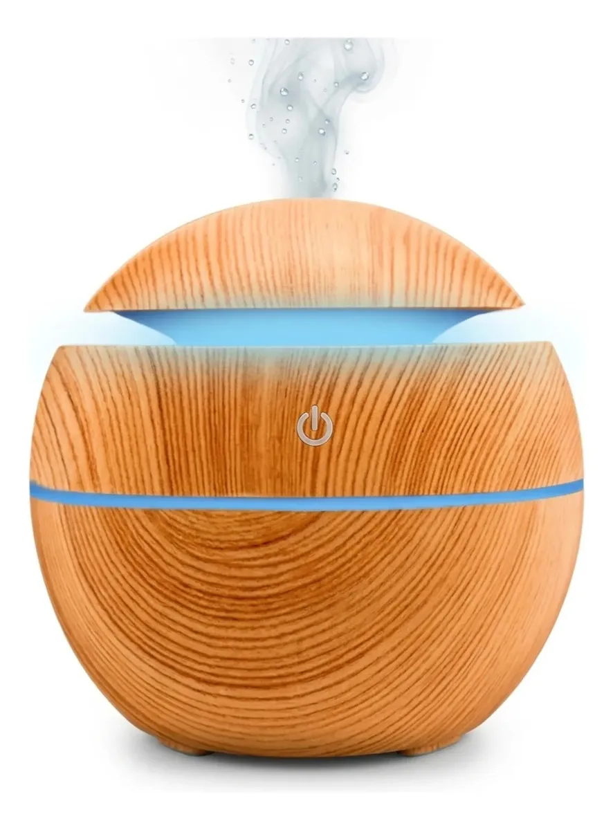 HUMIDIFICADOR ESFERA MADERA