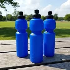 botella de 500 plastica azul con pico