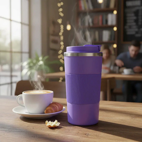 BASO DE CAFE 500  VIOLETA