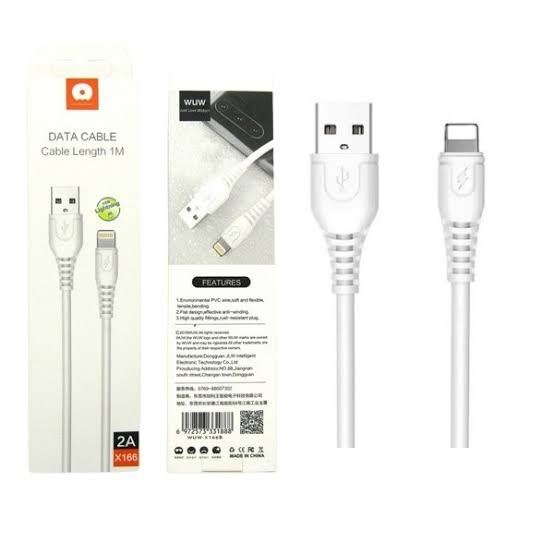 CABLE DATOS CARGA IPHONE  X166