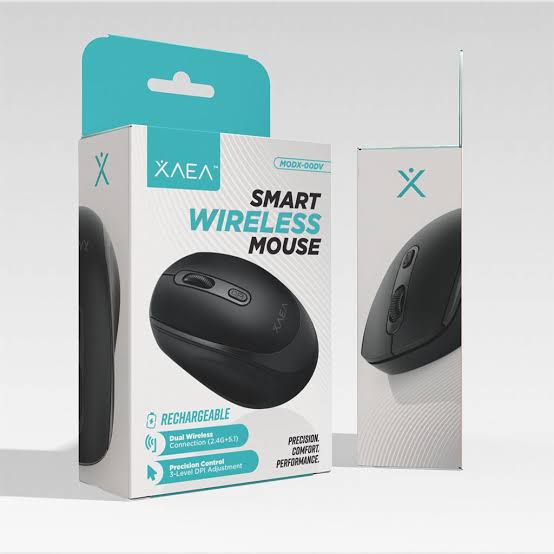 mouse inalambrico + bluetooth recargable modx-00dv