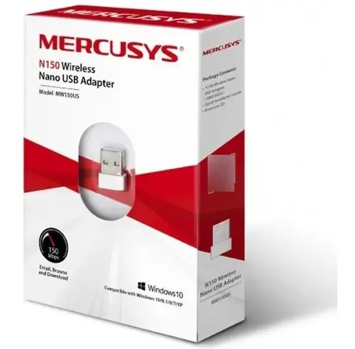 ADAPTADOR WIFI N150 MERCUSYS MW150US