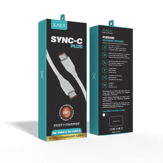 CABLE TIPO C A TIPO C SYNC XAEA BLANCO