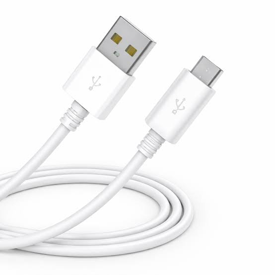CABLE USB MICROUSB V8 BLANCO