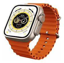 SMARTWATCH S8 ULTRA MALLA SILICONA NARANJA