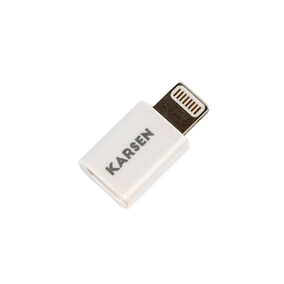 ADAPTADOR KARSEN TIPO C ( H ) A  IPHONE ( M ) DATOS