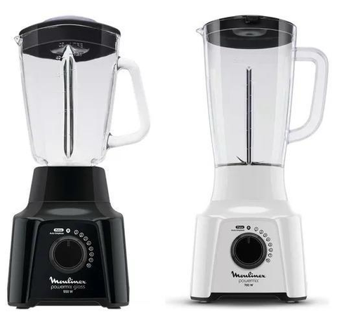 LICUADORA MOULINEX POWERMIX PLUS BCA/NEGRA