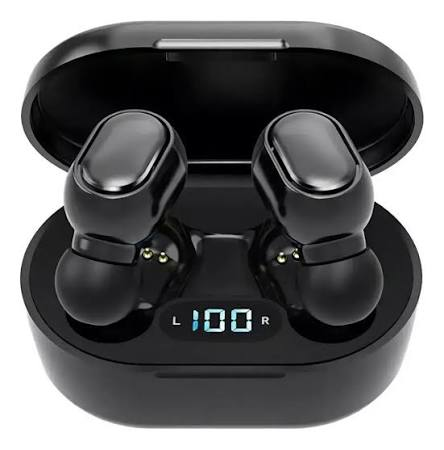 AURICULARES INALAMBRICOS E7S -BLANCOS-NEGROS